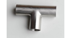 Stainless steel hygienic plain end equal full tee 316